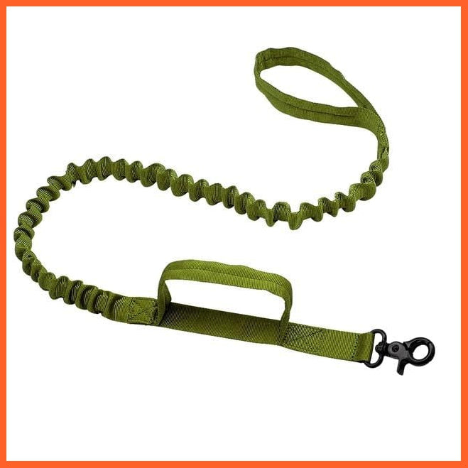 Army Tactical Dog Leash | Nylon Bungee Leashes Pet Military Lead | whatagift.com.au.