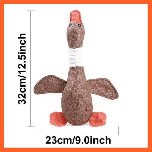 whatagift.com.au Dog Toys Cartoon Wild Goose Plush Dog Toys | Dog Chewing Toy Puppy Chewing