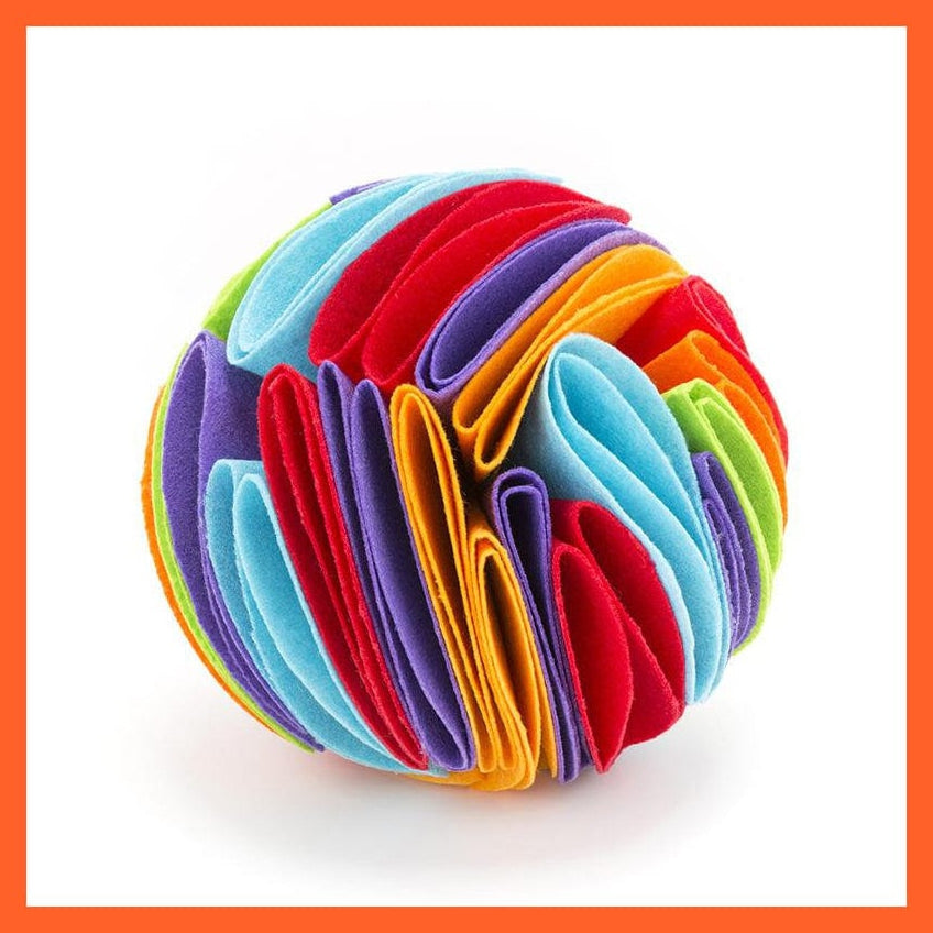 whatagift.com.au Dog Treat Multicolor / 15cm Dog Treat Ball | Fun Treat Ball For Dogs