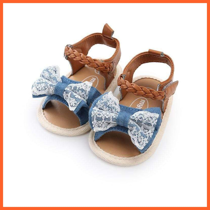 Dotted Bow Sandals For Babies | whatagift.com.au.