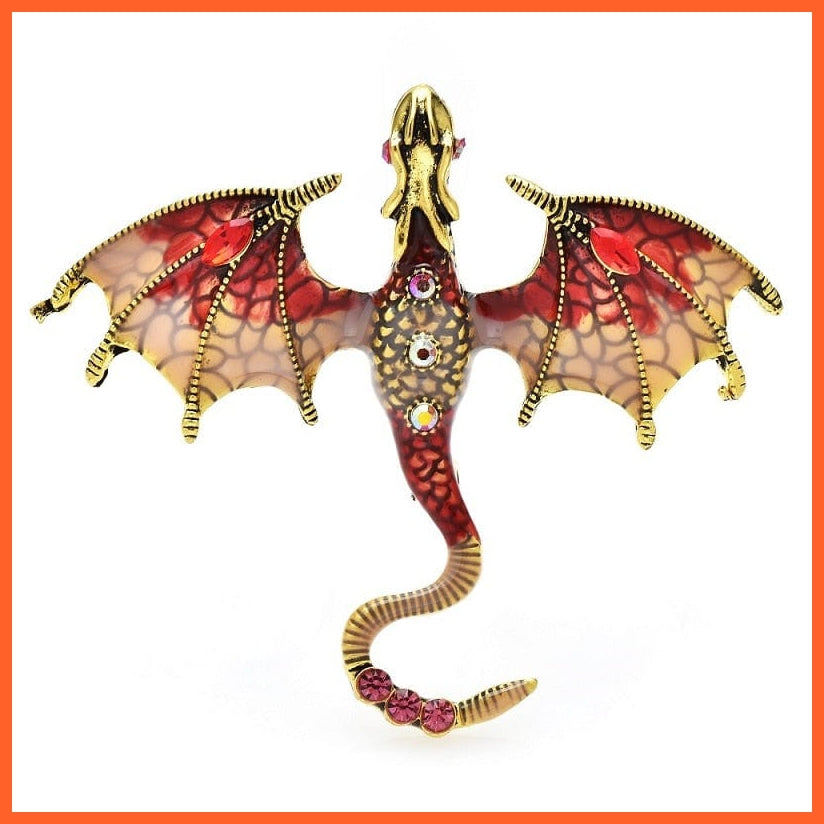 whatagift.com.au Dragon Brooches For Women Men | Animal Brooch Pins