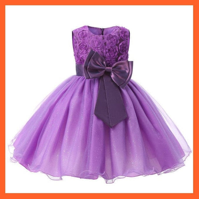whatagift.com.au dress 7 / 3T Sequin Lace Dress Party Tutu Fluffy Gown For Girls