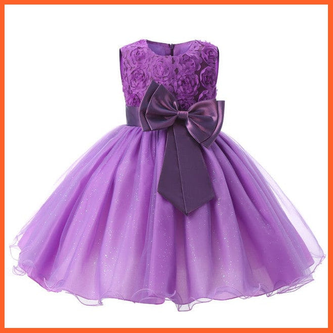 whatagift.com.au dress 7 / 8T Sequin Lace Dress Party Tutu Fluffy Gown for Girls
