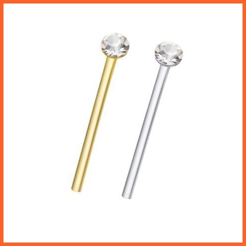 Indian Style Shiny Nose Ring | Nose Stud Body Piercing Jewellery | whatagift.com.au.