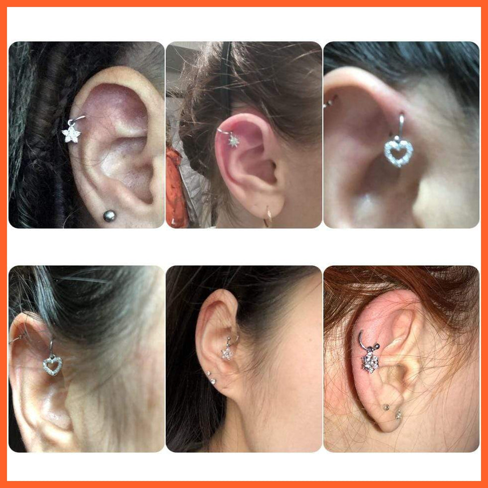 1Pc In 6 Styles Dangle Hoop Earring | whatagift.com.au.