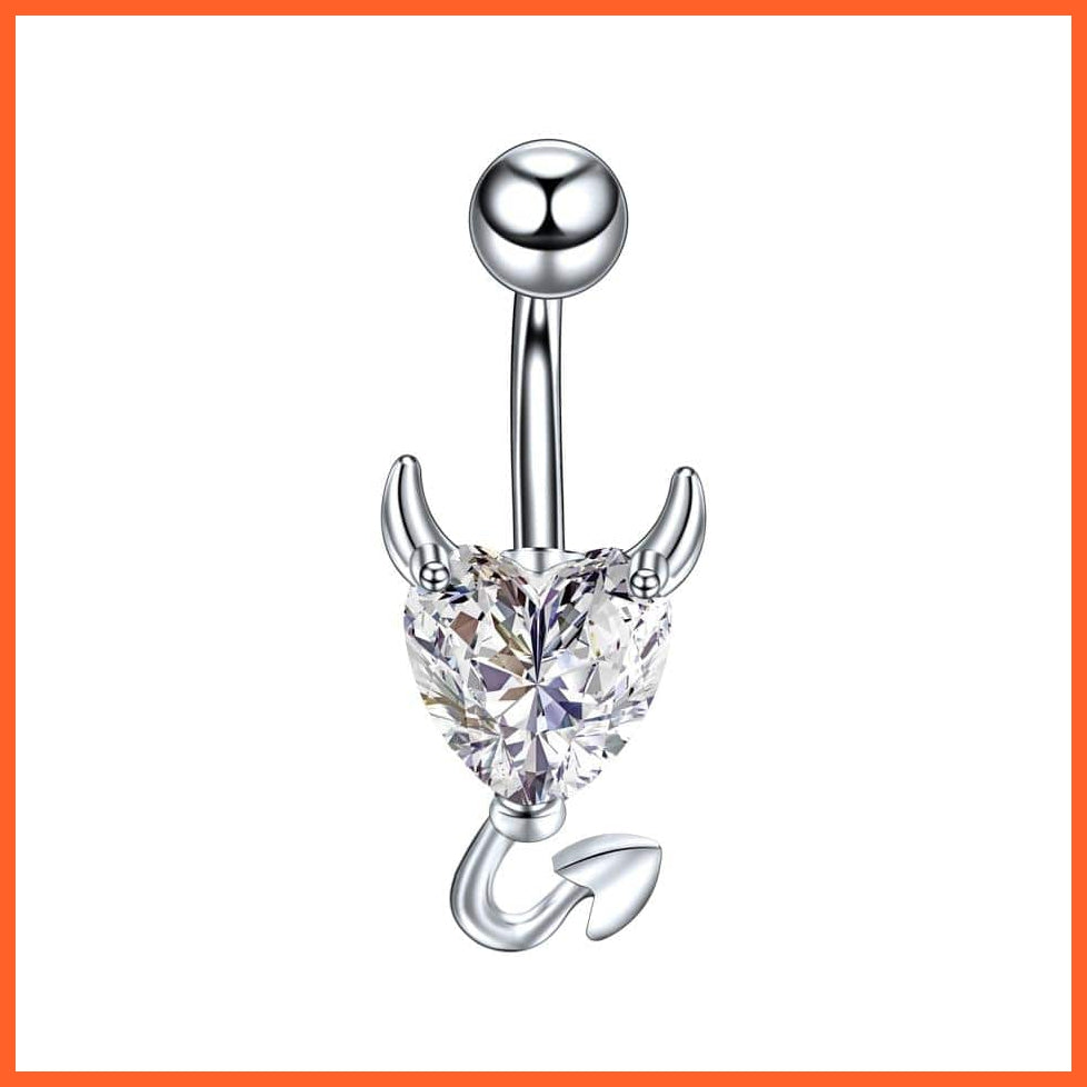 1Pc Stainless Steel Navel Piercing Belly Button Ring | whatagift.com.au.
