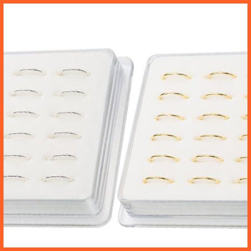 Silver Nose Hoop Rings In 3 Different Size | 925 Sterling Silver Classic Trendy Nose Ring | whatagift.com.au.