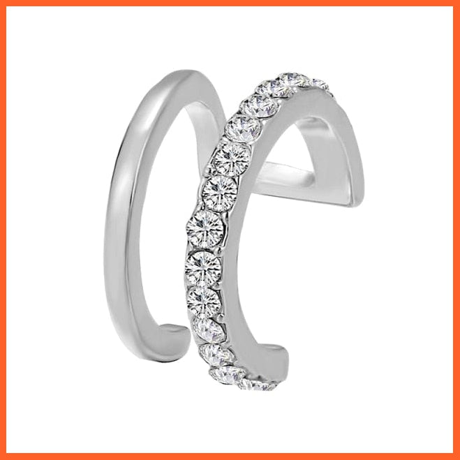 Minimalist Gold Metal Geometric Circle C Shape Hoop Earrings For Women |  Trendy Wedding Round Earrings Jewellery Gifts | whatagift.com.au.