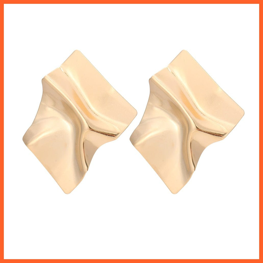Fashion Large Statement Drop Earrings Geometric Jewellery | Women Big Dangle Hanging Fashion Modern Female Earrings | whatagift.com.au.