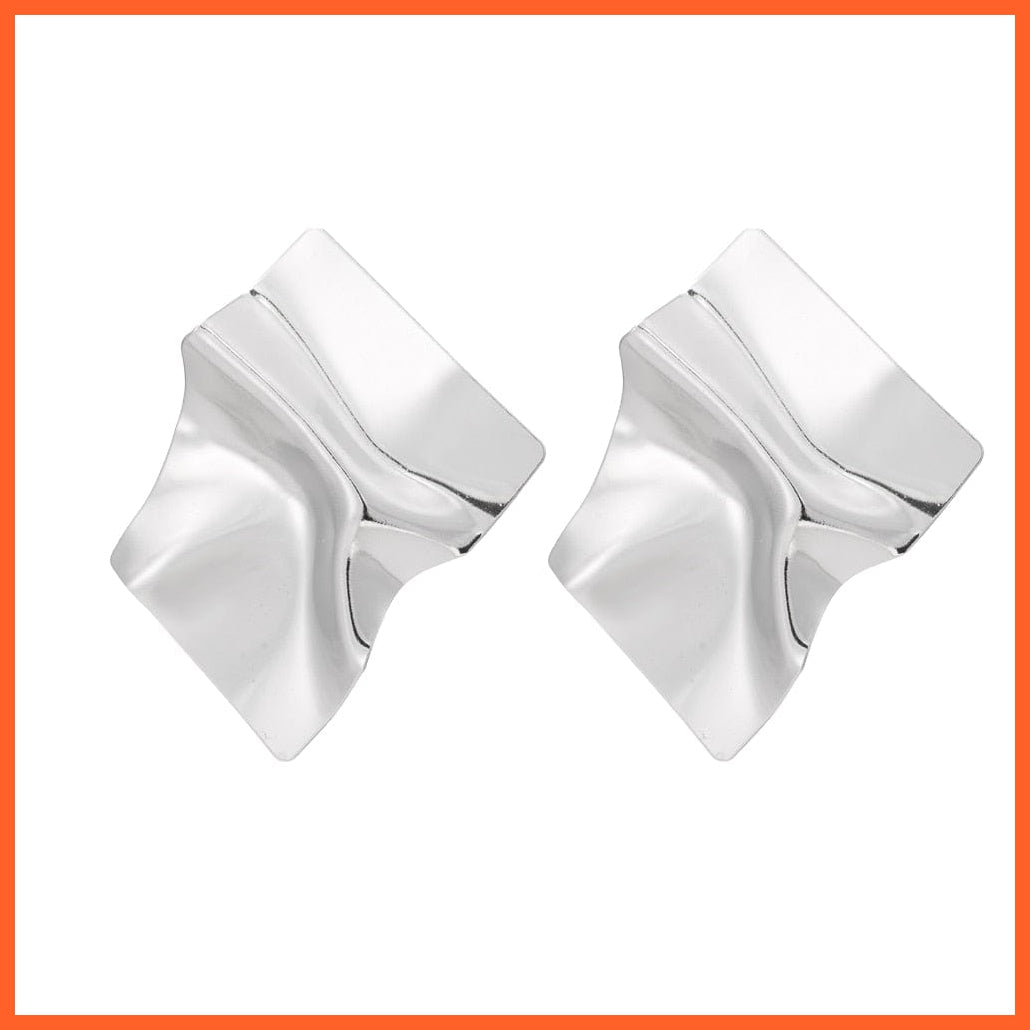 Fashion Large Statement Drop Earrings Geometric Jewellery | Women Big Dangle Hanging Fashion Modern Female Earrings | whatagift.com.au.