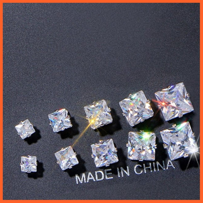 Vintage Cubic Zirconia Round Stud Earrings Set For Women | Silver Color Crystal Rhinestone Bow Earrings Jewellery Gifts | whatagift.com.au.