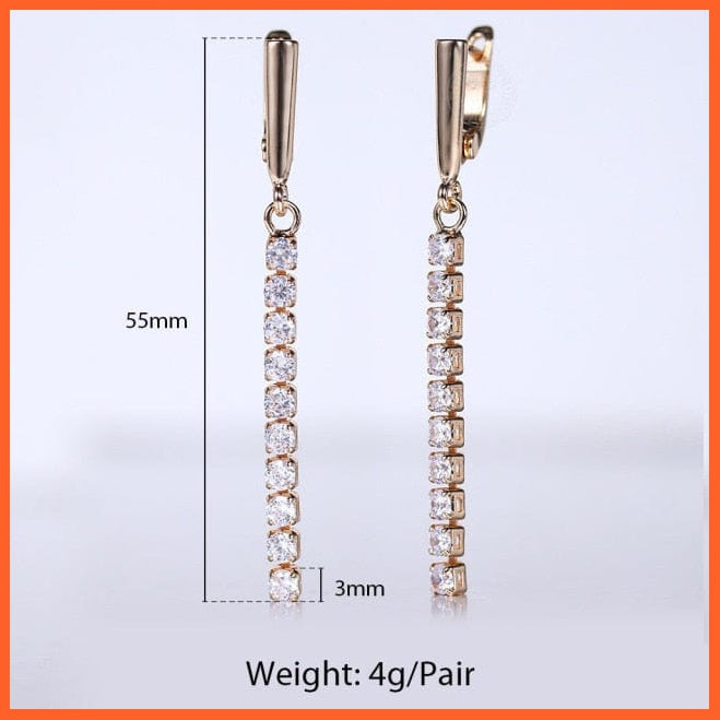 High Quality Unique Long Earrings For Women | Girls Cubic Zircon Hollow Carving Cute Vintage Dangle Earring 23 Styles Jewellery Gifts | whatagift.com.au.