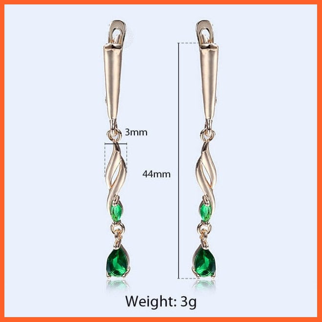 High Quality Unique Long Earrings For Women | Girls Cubic Zircon Hollow Carving Cute Vintage Dangle Earring 23 Styles Jewellery Gifts | whatagift.com.au.