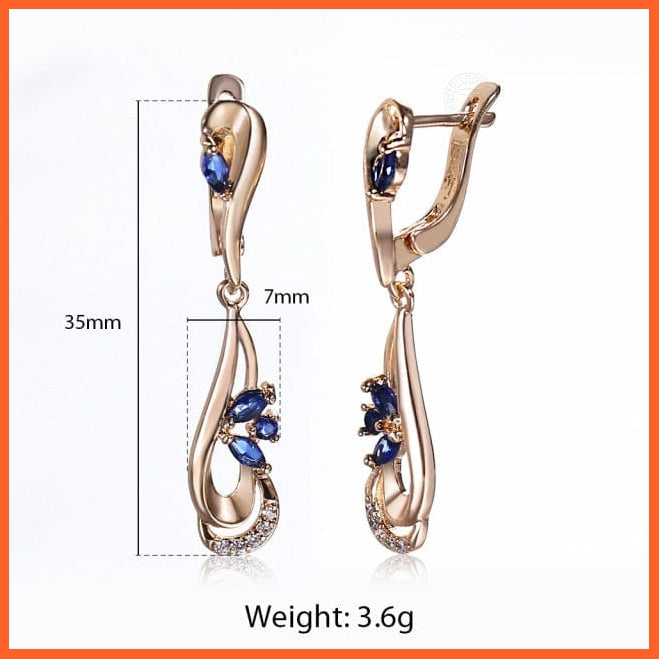 High Quality Unique Long Earrings For Women | Girls Cubic Zircon Hollow Carving Cute Vintage Dangle Earring 23 Styles Jewellery Gifts | whatagift.com.au.