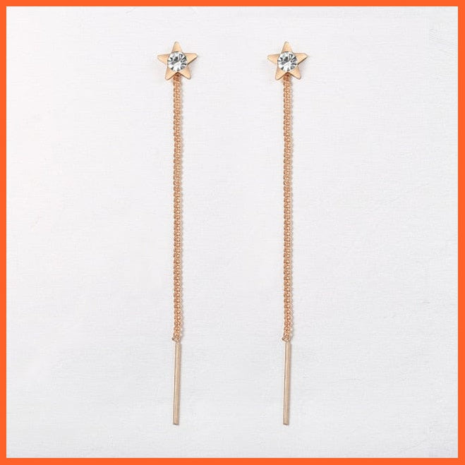 High Quality Unique Long Earrings For Women | Girls Cubic Zircon Hollow Carving Cute Vintage Dangle Earring 23 Styles Jewellery Gifts | whatagift.com.au.