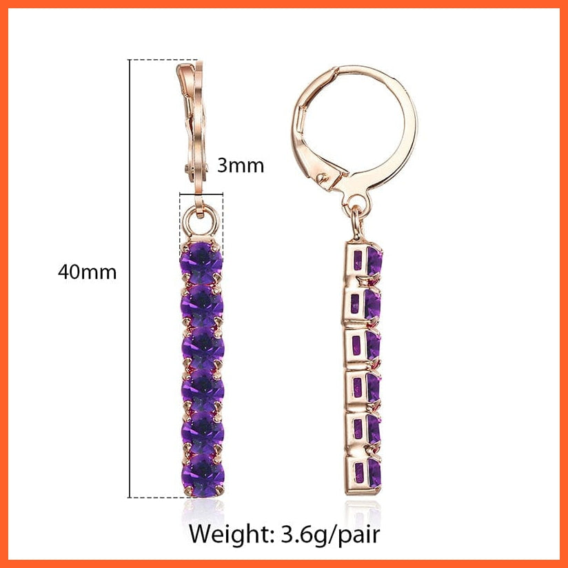 High Quality Unique Long Earrings For Women | Girls Cubic Zircon Hollow Carving Cute Vintage Dangle Earring 23 Styles Jewellery Gifts | whatagift.com.au.