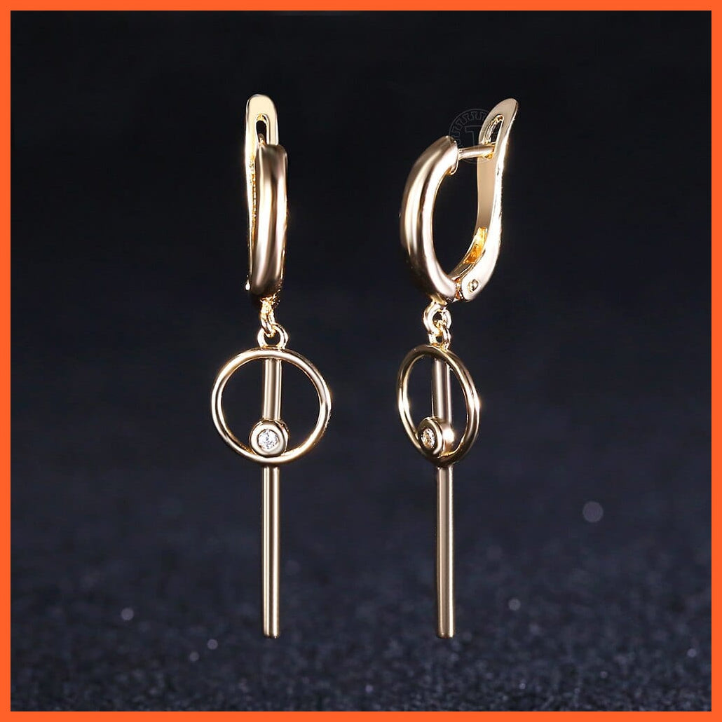 High Quality Unique Long Earrings For Women | Girls Cubic Zircon Hollow Carving Cute Vintage Dangle Earring 23 Styles Jewellery Gifts | whatagift.com.au.
