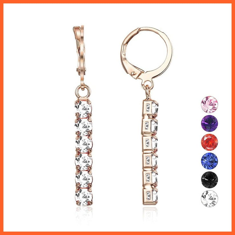 High Quality Unique Long Earrings For Women | Girls Cubic Zircon Hollow Carving Cute Vintage Dangle Earring 23 Styles Jewellery Gifts | whatagift.com.au.