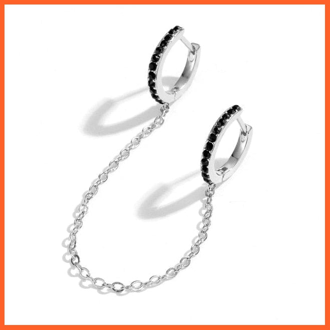 Minimalist Long Tassel Threader Stud Earrings For Women | Gold Silver Color T-Shaped Ear Stud  Earrings Jewellery Gift | whatagift.com.au.