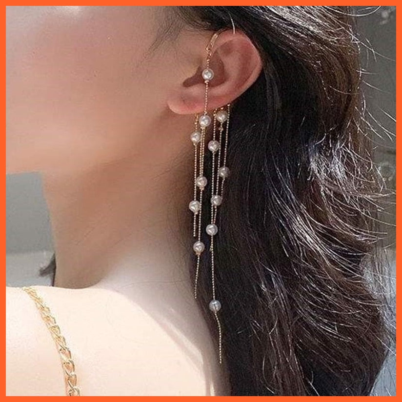 Punk Gold Animal Snake Clip Earrings Ear Clip Without Piercing For Women | Fake Piercing Ear Cuffs Trendy Jewellery Gifts | whatagift.com.au.