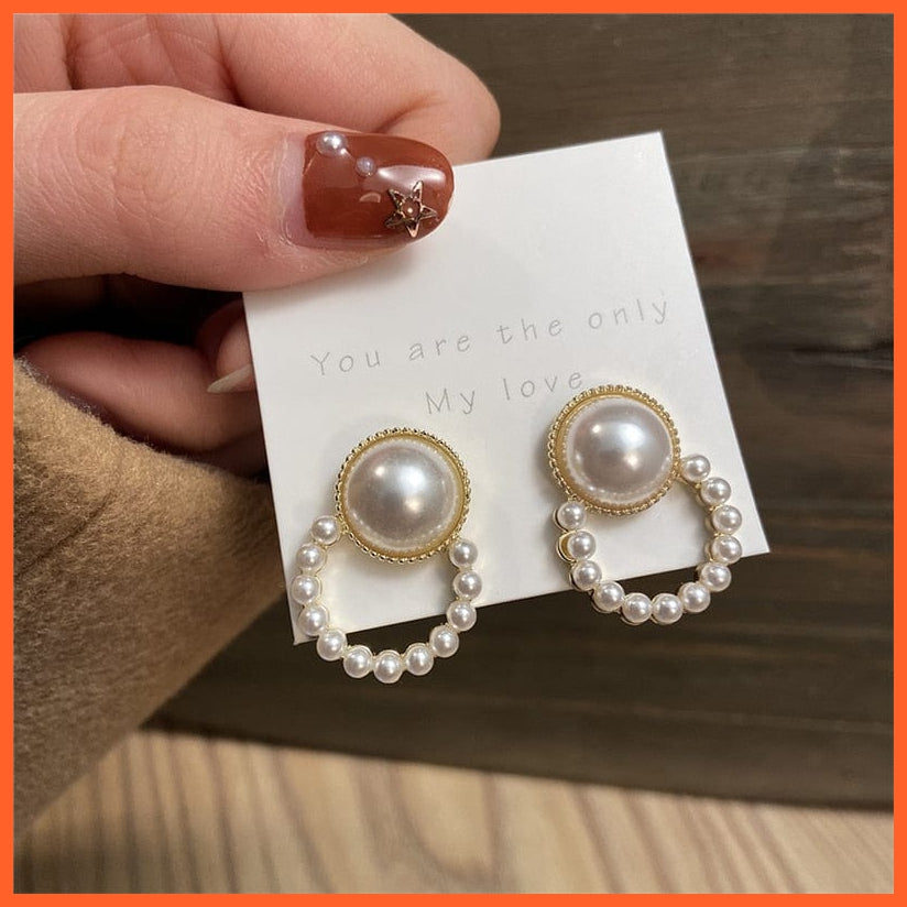 Vintage Cubic Zirconia Round Stud Earrings Set For Women | Silver Color Crystal Rhinestone Bow Earrings Jewellery Gifts | whatagift.com.au.