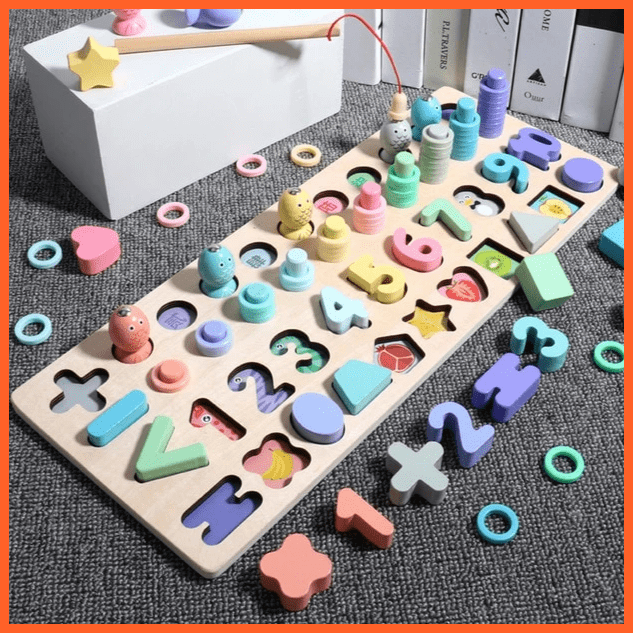 Children 3D Alphabet And Educational Puzzle Number Montessori Toy | whatagift.com.au.