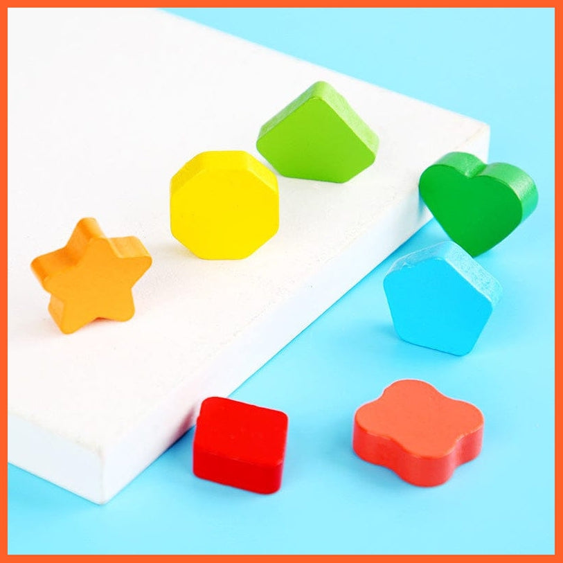 whatagift.com.au Educational Toys Wooden Preschool Educational Toys | Children Board Math Figures Developing Toy