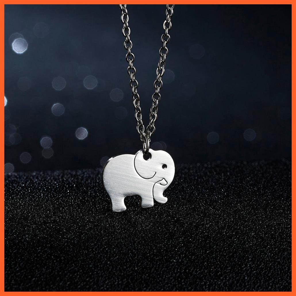 whatagift.com.au Elephant Stainless Steel Dream Catcher Pendant Necklaces