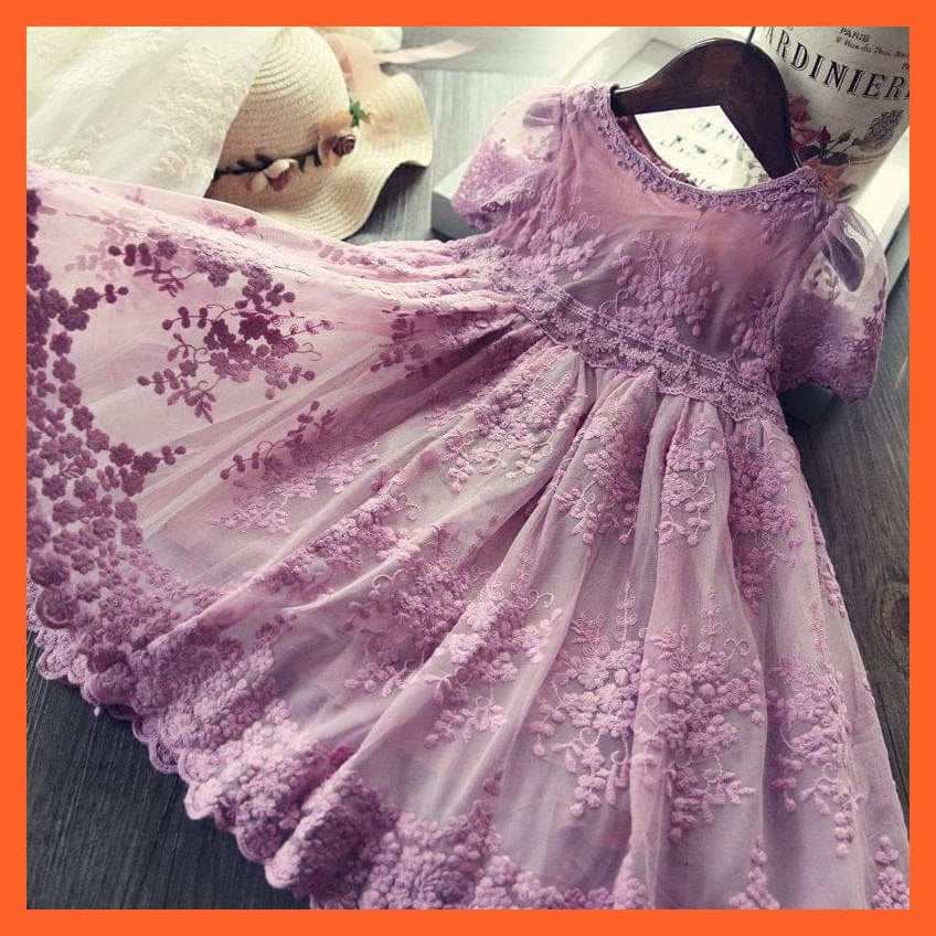 whatagift.com.au Embroidery Beautiful Princess Dress