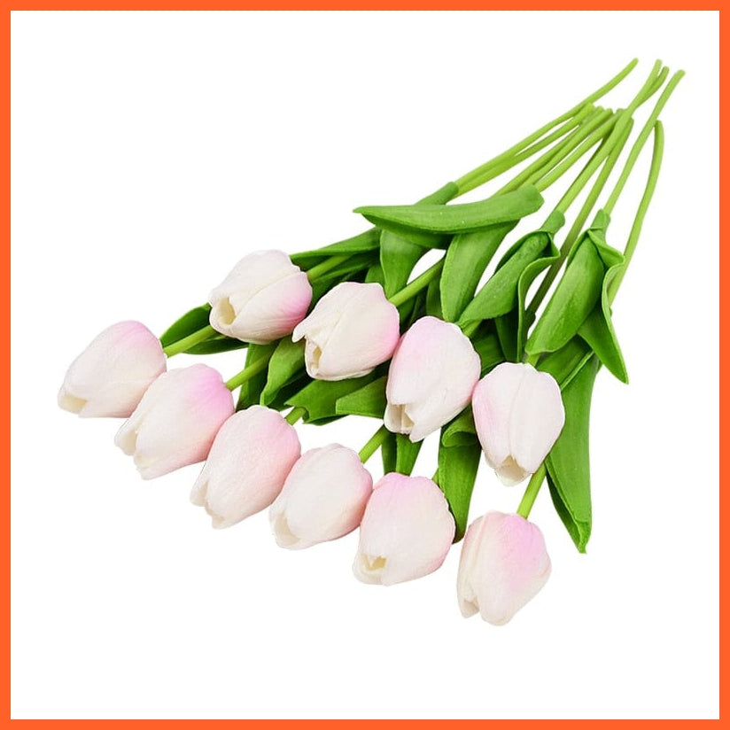 whatagift.com.au F 10PCS Tulip Artificial Flower for Wedding Decoration Home Decore