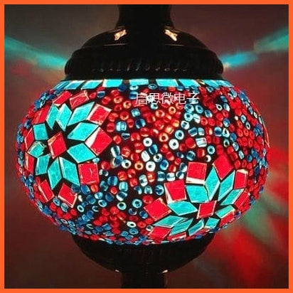 whatagift.com.au FC Newest Mediterranean style Art Deco Turkish Mosaic Wall Lamp | Handcrafted Mosaic Glass romantic wall light | Night Lamp for Home decor