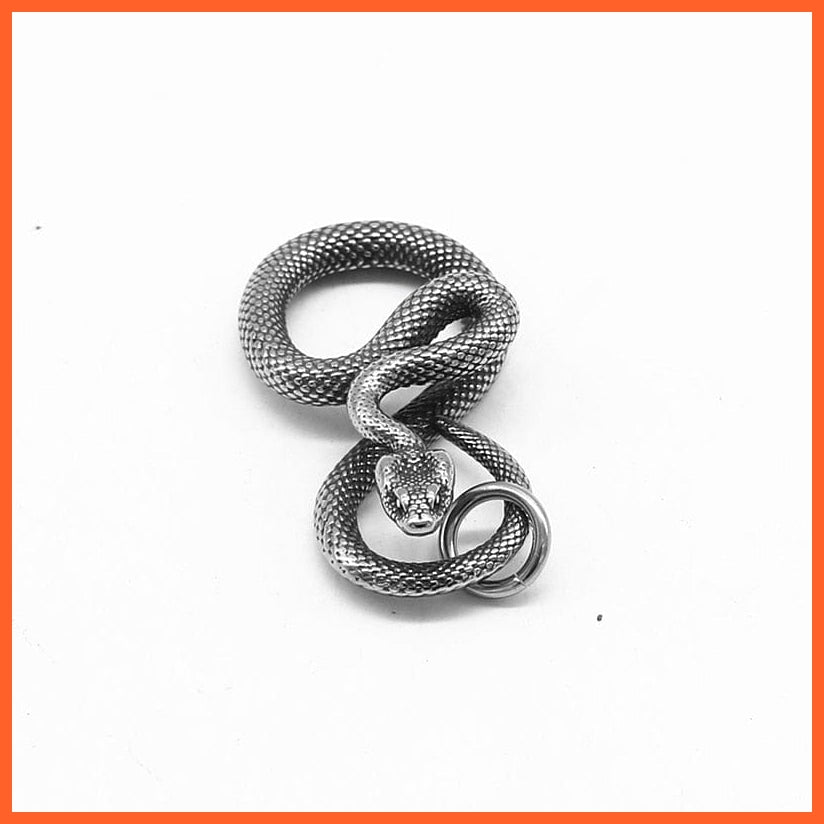 whatagift.uk Fine Hand-made New Ferocious Eye Snake King Pendant Necklace