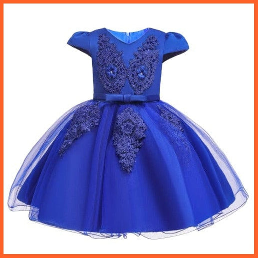 whatagift.com.au Flower Party Tutu Baby Girl Dress | Princess Ball Gown Birthday Dresses
