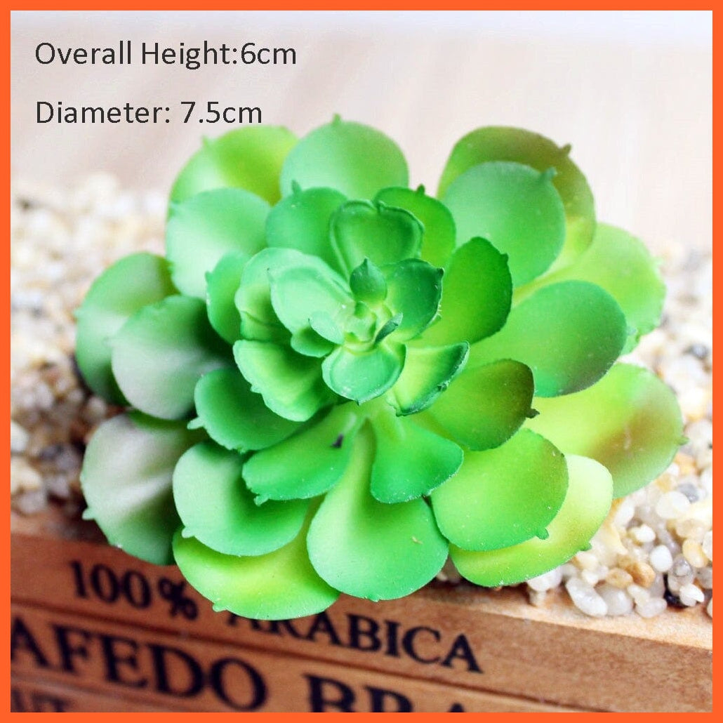 whatagift.com.au G Bao Shi Lian Green Mini Bonsai Artificial | Plants Home Garden Decoration