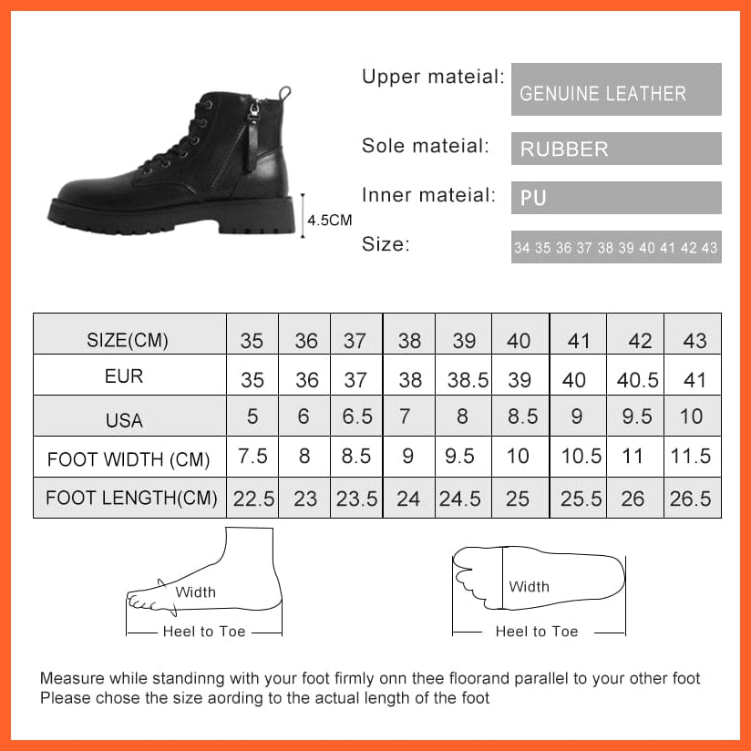 whatagift.com.au Genuine Leather Double Zipper Boots For Women