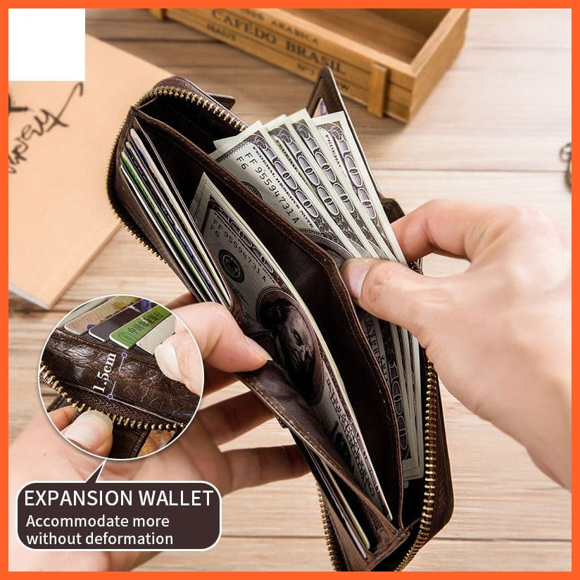 whatagift.com.au Genuine Leather Purse for Male