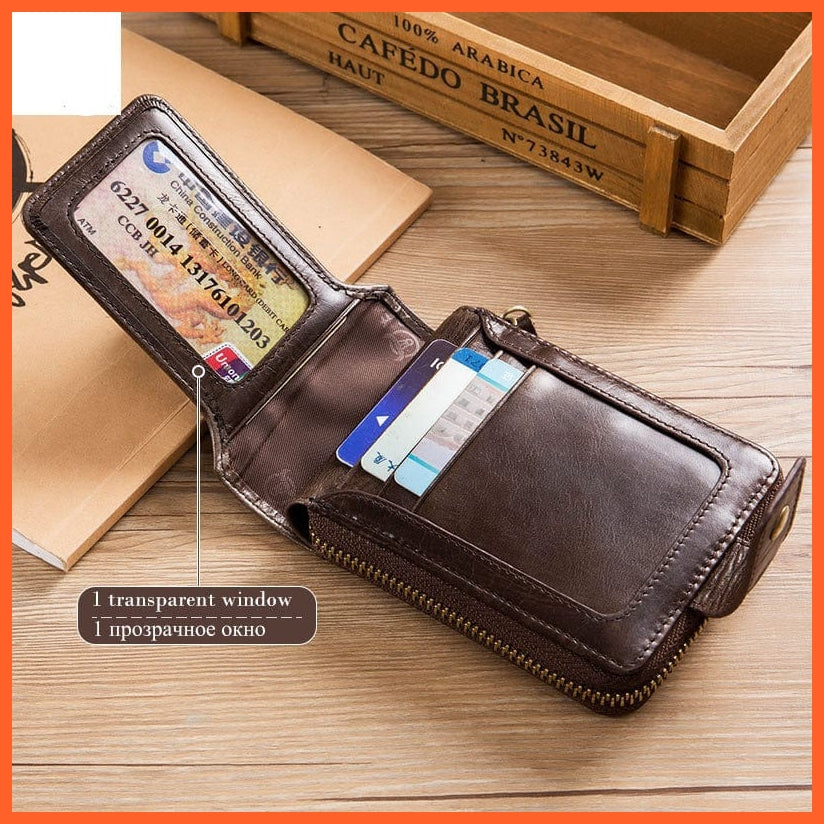 whatagift.com.au Genuine Leather Purse for Male