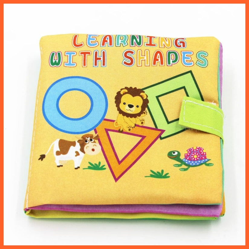 whatagift.com.au Geometry Baby Cloth Book for Child Development