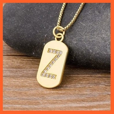 whatagift.com.au gift for her Gold Plated Luxury Initial A-Z Letters Necklace | Best Gift For Anyone