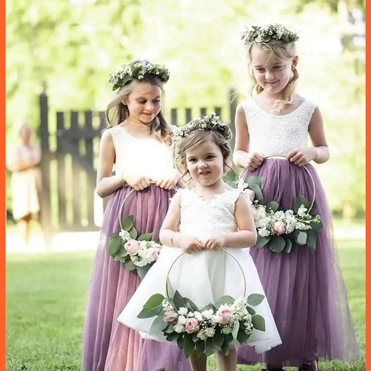 whatagift.com.au Girl Summer Princess Party Lace Dresses  For Wedding Birthday