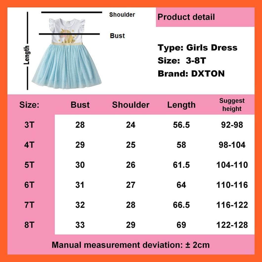 whatagift.com.au Girls Summer Clothes Butterfly Dress For Girls