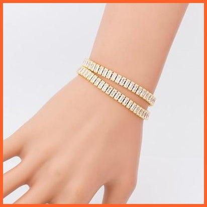 Copper Cubic Double Layer Bracelet | whatagift.com.au.