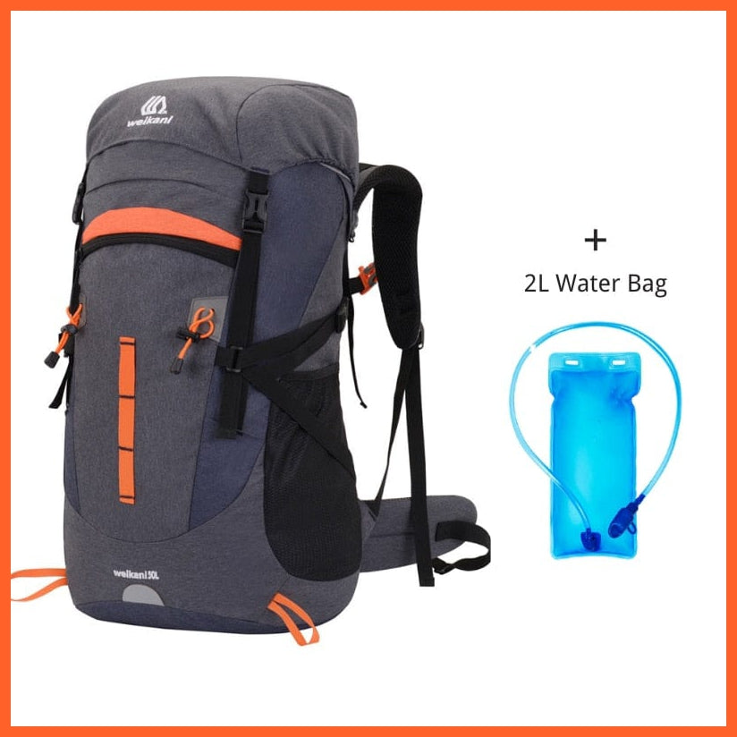 whatagift.com.au Gray water bag / 50 - 70L / China 50L Camping Waterproof Hiking Backpack For Men