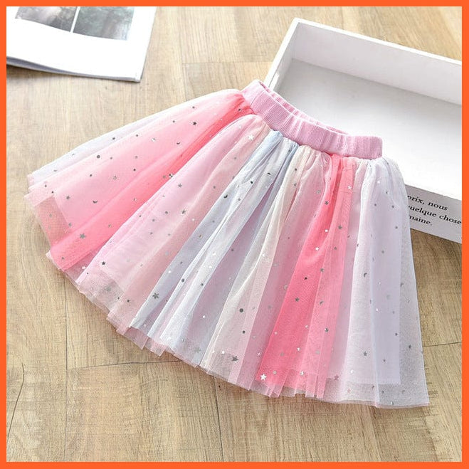 whatagift.com.au green / 6T Cute Tutu Skirt for Girl | Floral Plaid Skirts