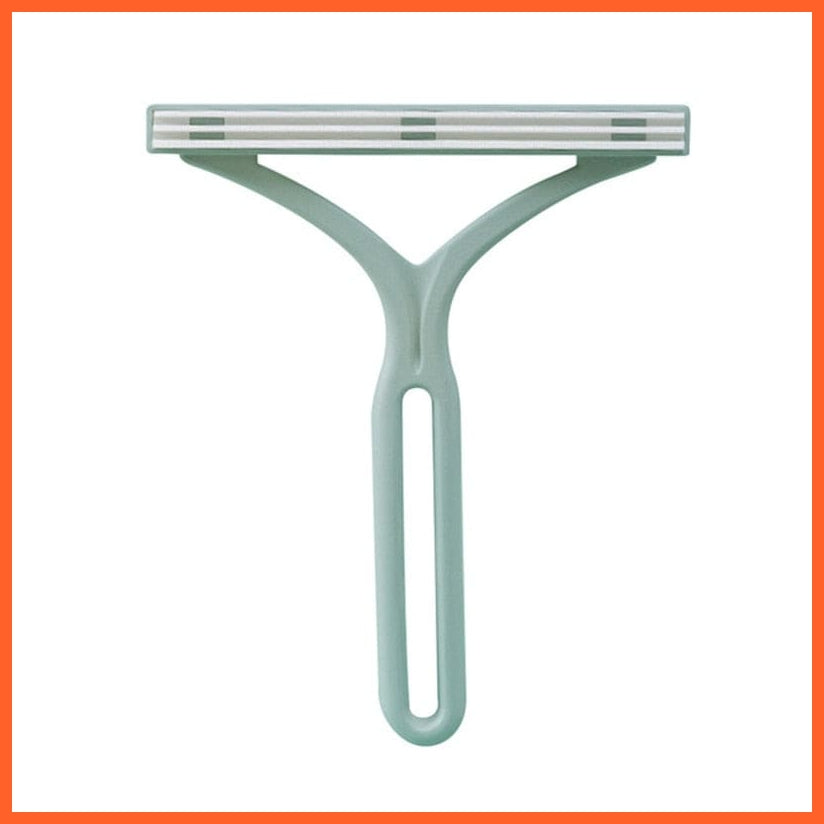whatagift.com.au Green Portable Pet Hair Remover Brush | Lint Remover Brush | Fuzz Fabric Shaver