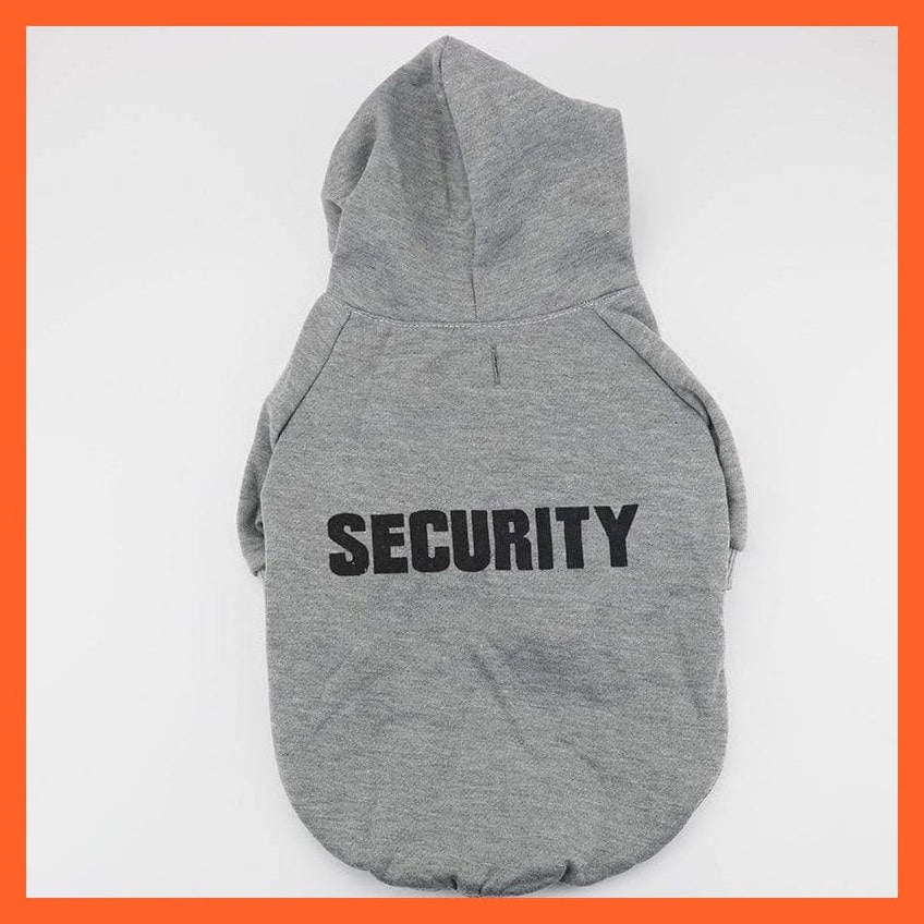 whatagift.com.au Grey Security / XS Security Cat Hoodies