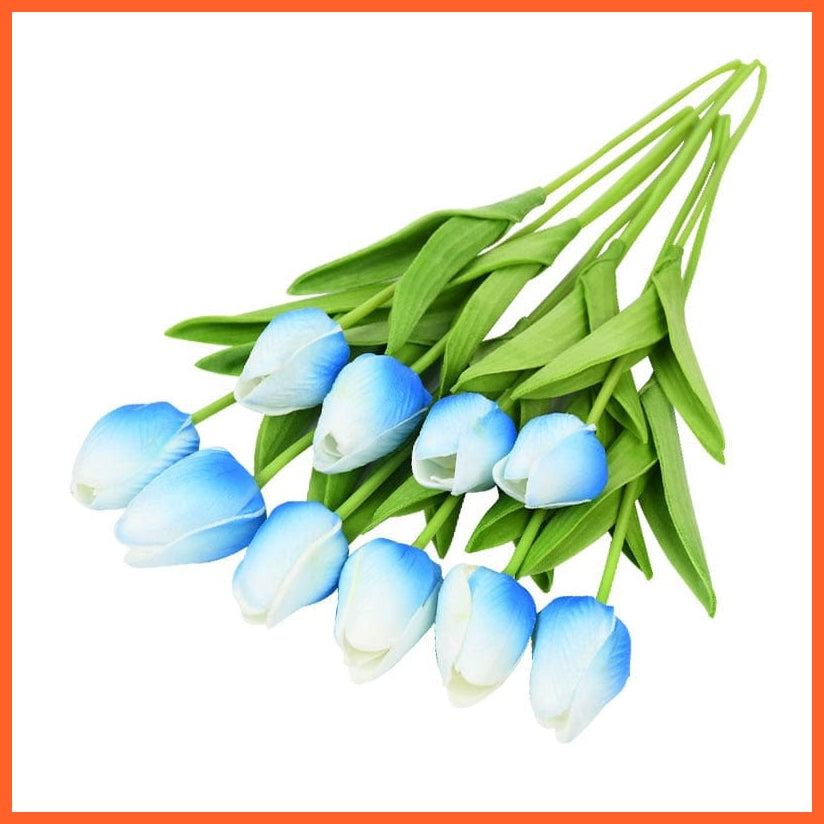 whatagift.com.au H 10PCS Tulip Artificial Flower for Wedding Decoration Home Decore