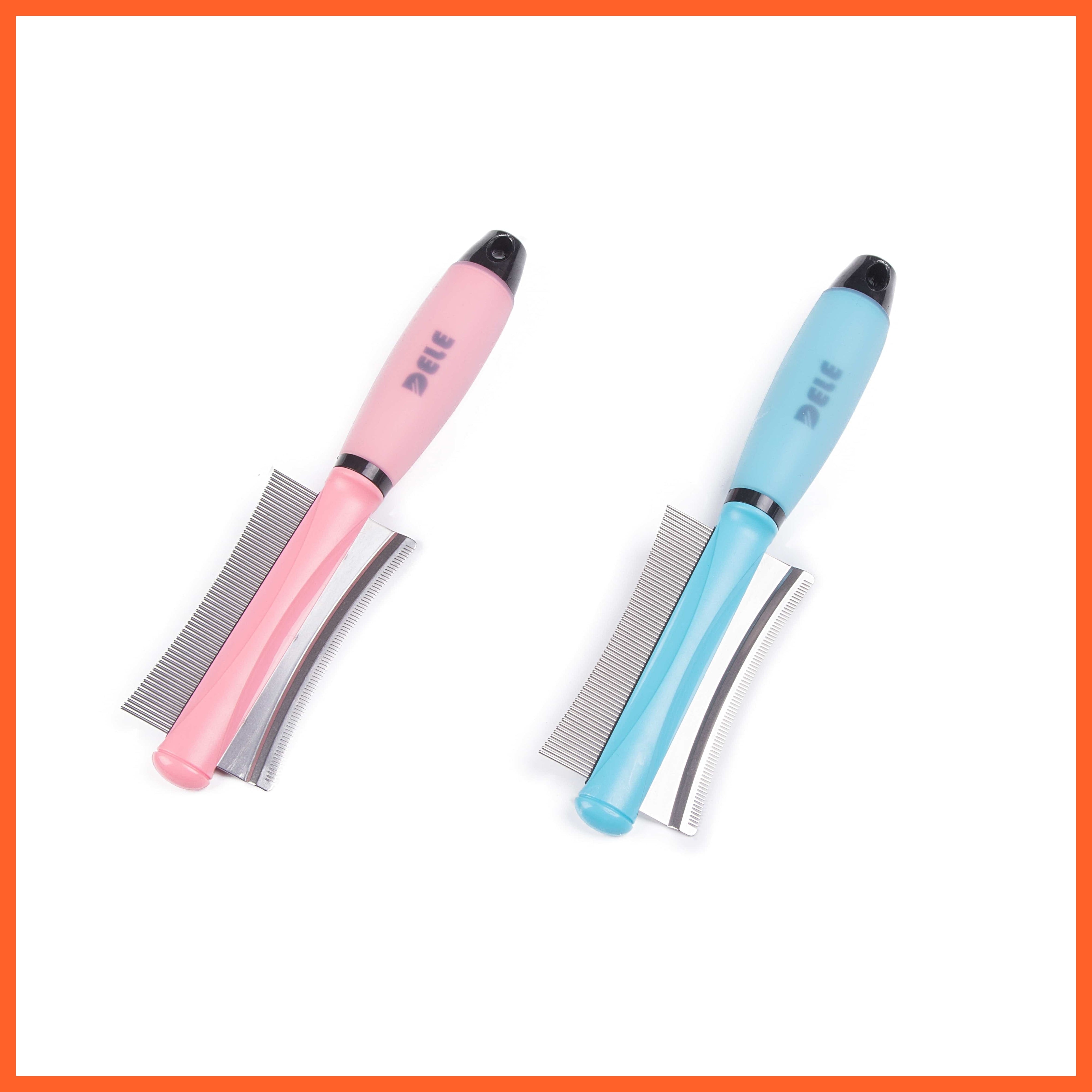 whatagift.com.au Hair Remover Double-sided Easy Hair Deshedding Brush for Pet | Grooming Tool for Long Small Hair Dog Cat