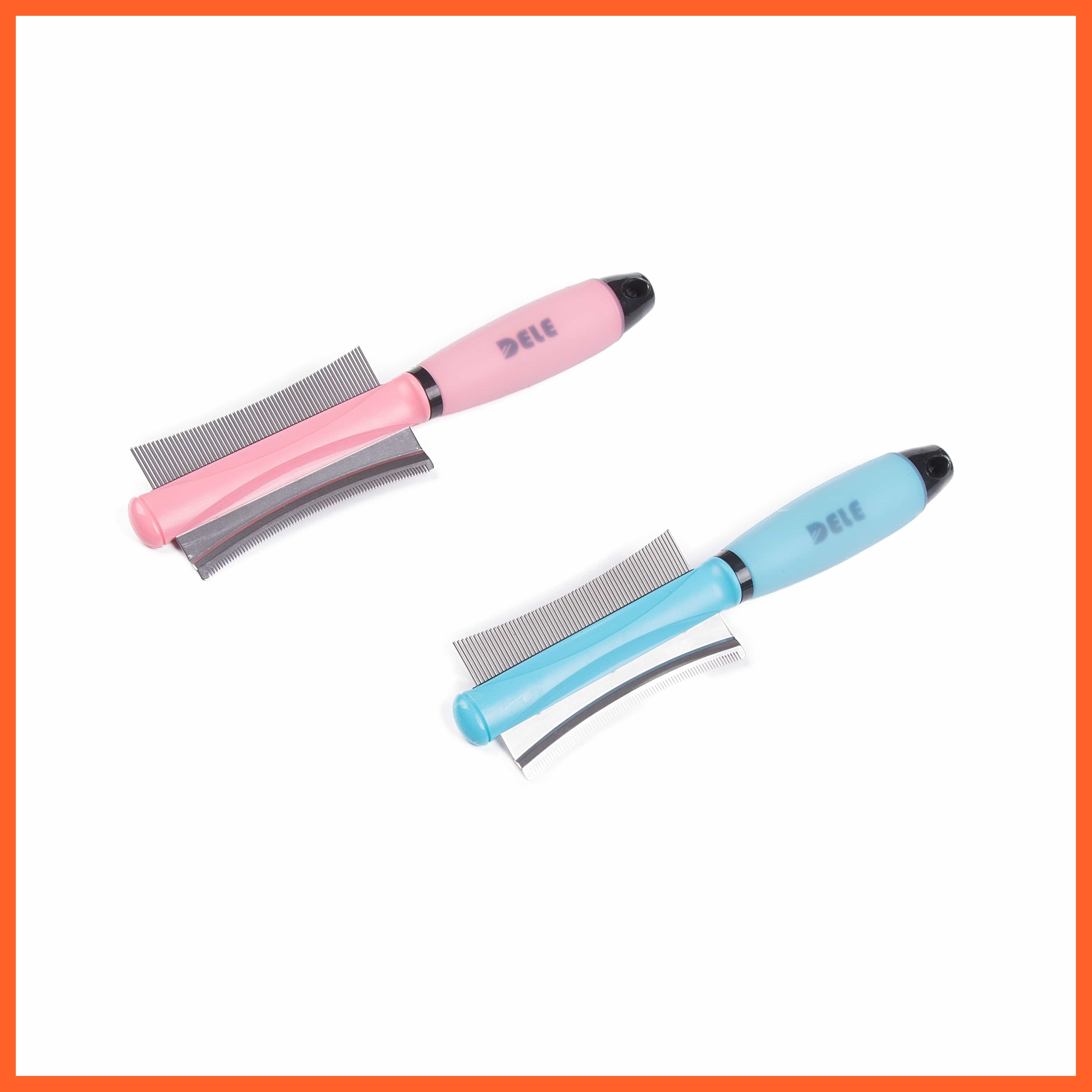 whatagift.com.au Hair Remover Double-sided Easy Hair Deshedding Brush for Pet | Grooming Tool for Long Small Hair Dog Cat