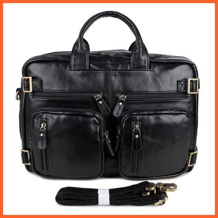 Formal Hand Bag | Men'S Leather Messenger Carry Bag | whatagift.com.au.